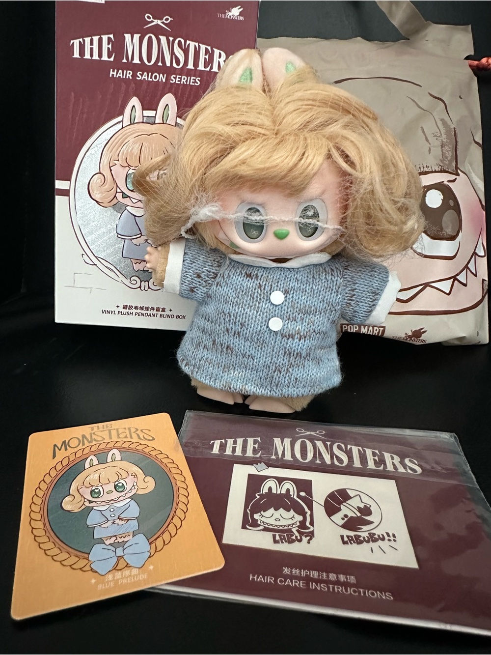 POP MART - The Monsters Hair Salon - Blue Prelude - Labubu